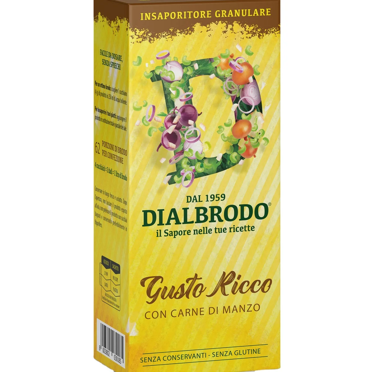 Premium Italian Gluten Free Granular Beef Bouillon 250g for retail