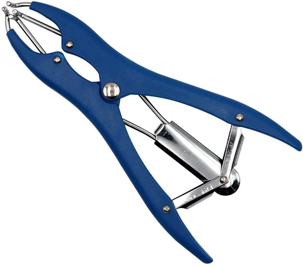 Хирургические инструменты кастрационный эстратор с резиновым кольцом аппликатор пластиковая лента разных цветов для кастрации