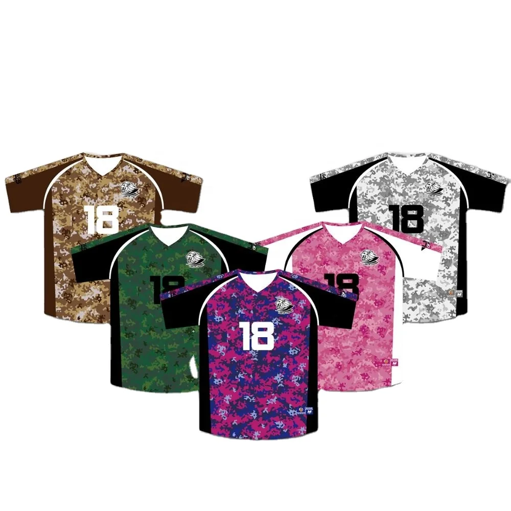 Sublimation Custom Printing Quick Dry Jersey Club Football Shirt Men Soccer Jersey
