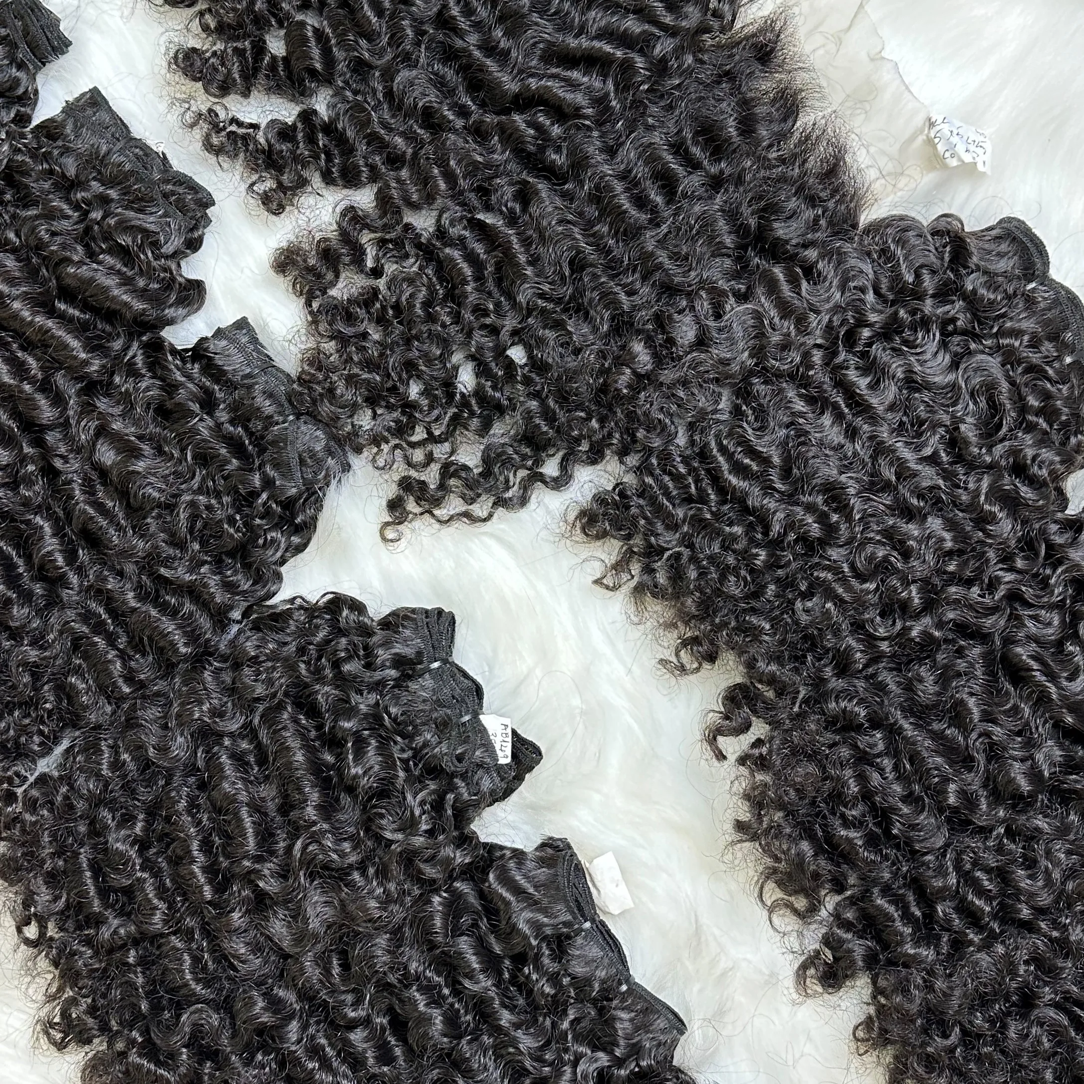 8-40 Inch Factory Price 100% Soft And Smooth High Quality Raw Hair Black Burmese Curly Genius Weft Machine Bundles From Qhair