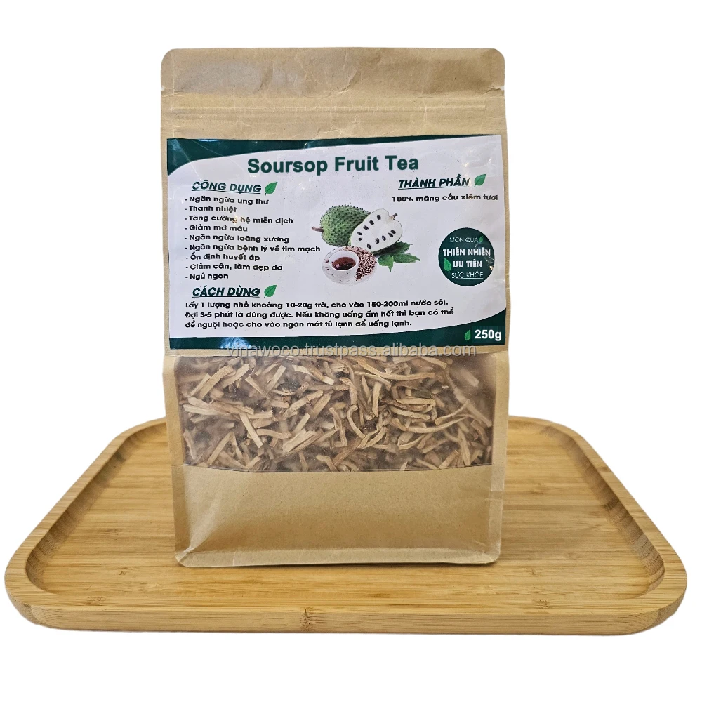 New Arrived Products Soursop Fruit Tea Bag 250g Sweet and Aroma of Soursop Fruit Good Taste New Products Wholesale Cheap Price