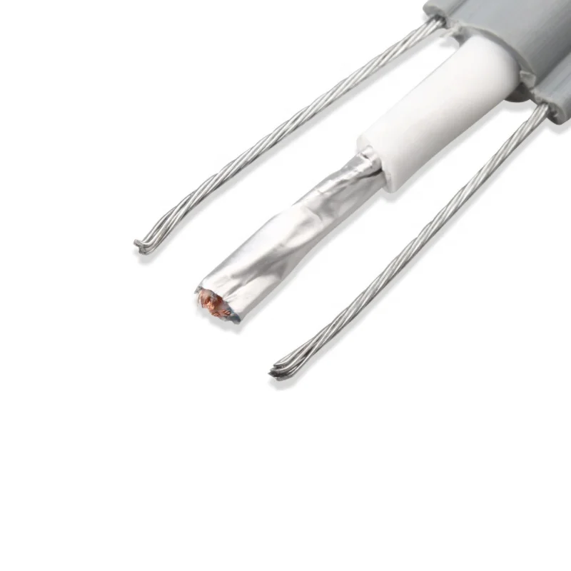 high quality TVV or TVVB shield elevator cable PVC flexible cable cat6 round or flat lift cable