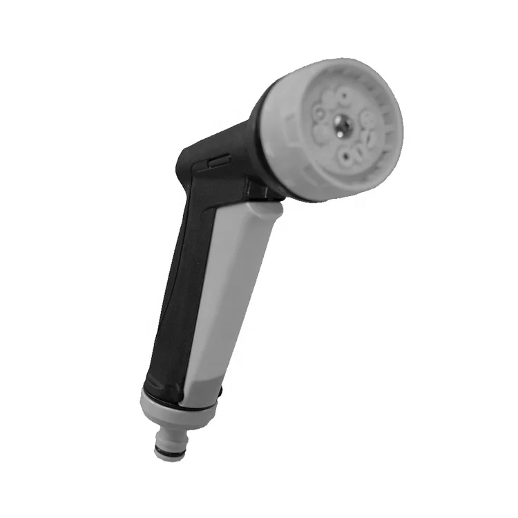 10 pattern One-click Garden Plastic Water Gun Hose Nozzle Sprayer Easy To Operate Water Gun With Built-in Fitting water gun