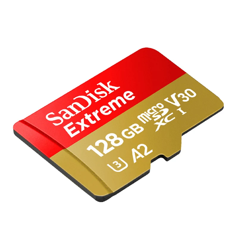 Оригинальная карта памяти San Disk A2 Extreme 256gb 128GB U3 64GB Micro memory sd до 190 mb/s V30 для sandisk flash TF card 4K HD
