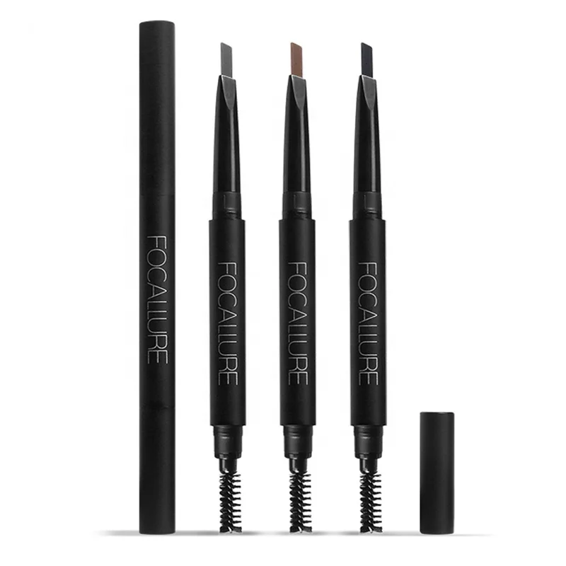 FOCALLURE FA18 Double Head Eyebrow Pencil Waterproof  Brows Pencil Easy to Shape Natural Brows