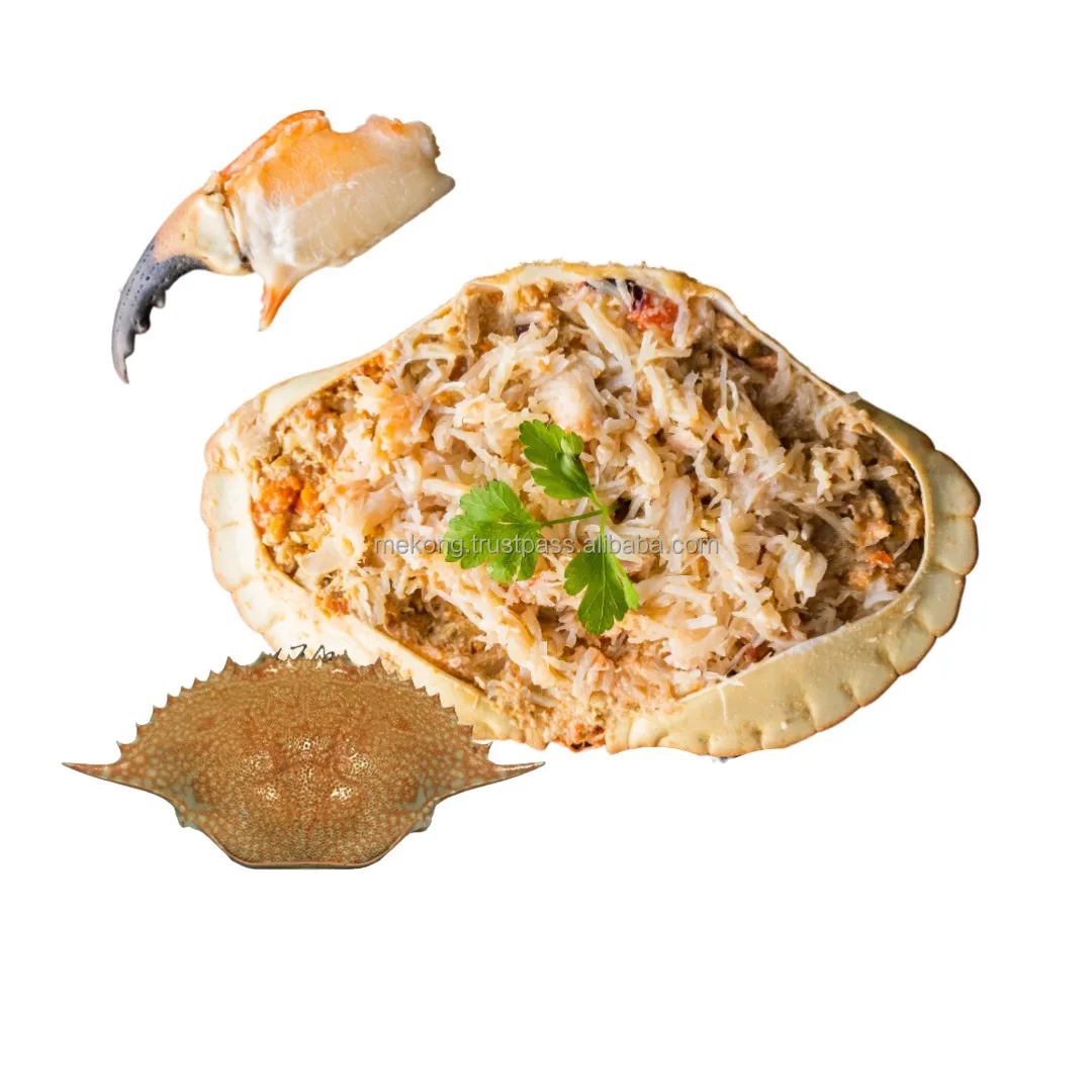 Hot Deal Cheap Price Clean And Disinfected Whole Crab Shell For Stuffed Crab And Decoration Customized Packing