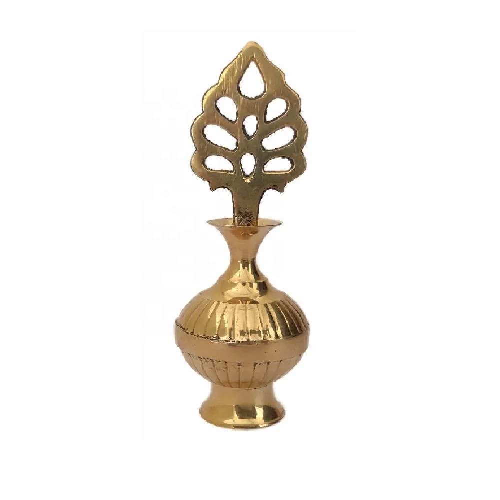 Vintage Brass Surma Dani Eye Kohl Holder with Stick Dressing Table Beauty Tools Special Occasions Weddings and Cultural Events