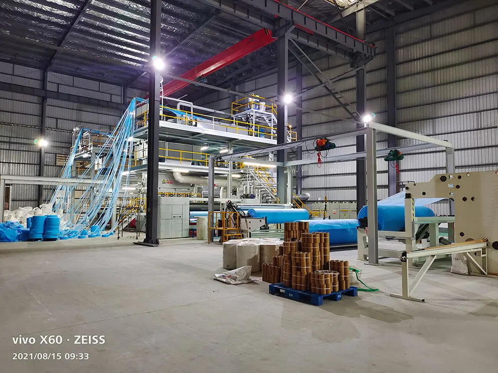 Huiyu 3200mm SMS Spunmelt Nonwoven Fabric Production Line for Diaper Making