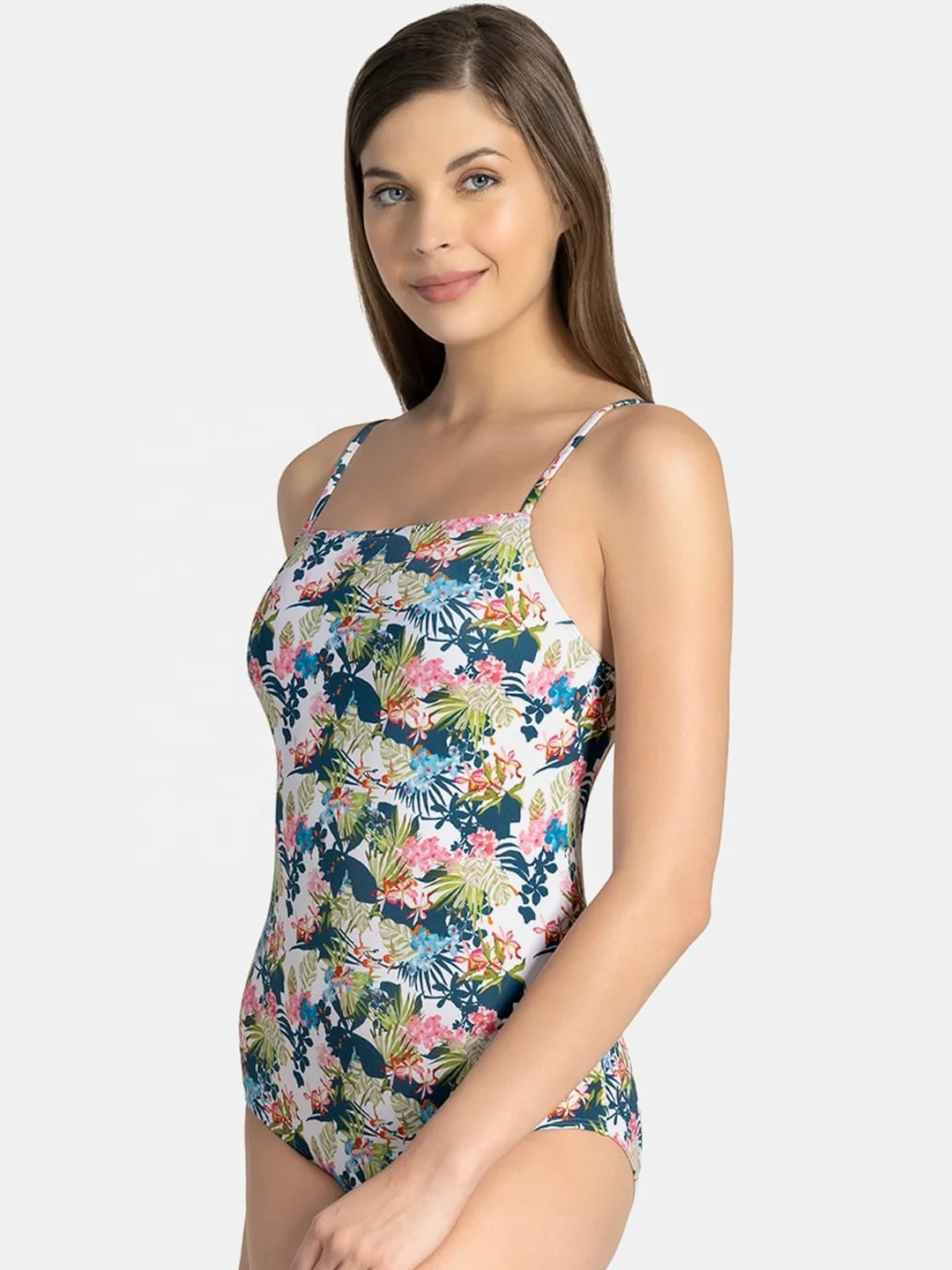 Novel swimsuit one-piece cover belly ladies printed swimsuit cheap