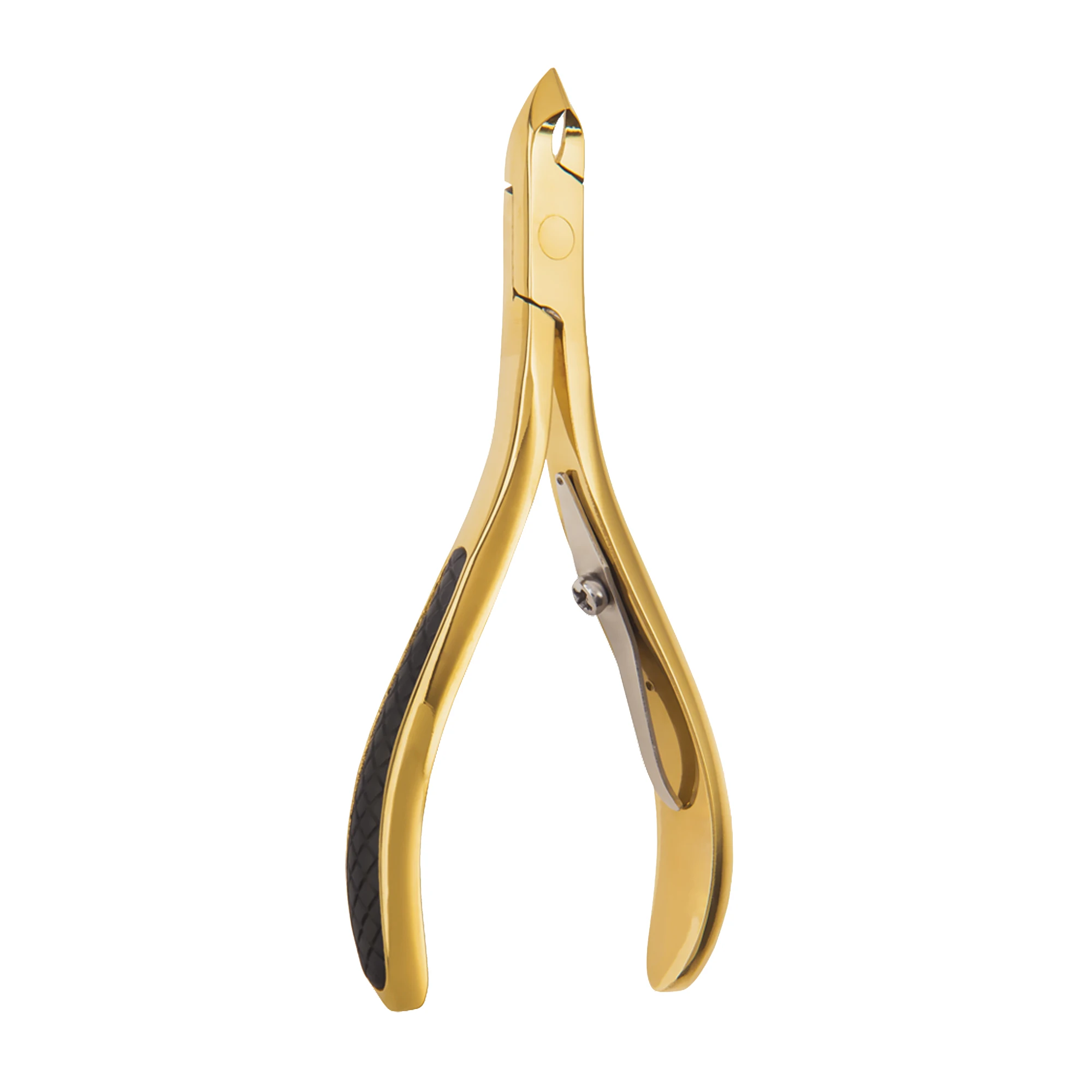 Nail Cutting Clipper Pedicure Manicure Cutter Clip Kit Hot Gold Color Locking Nail Cutter Nipper Set