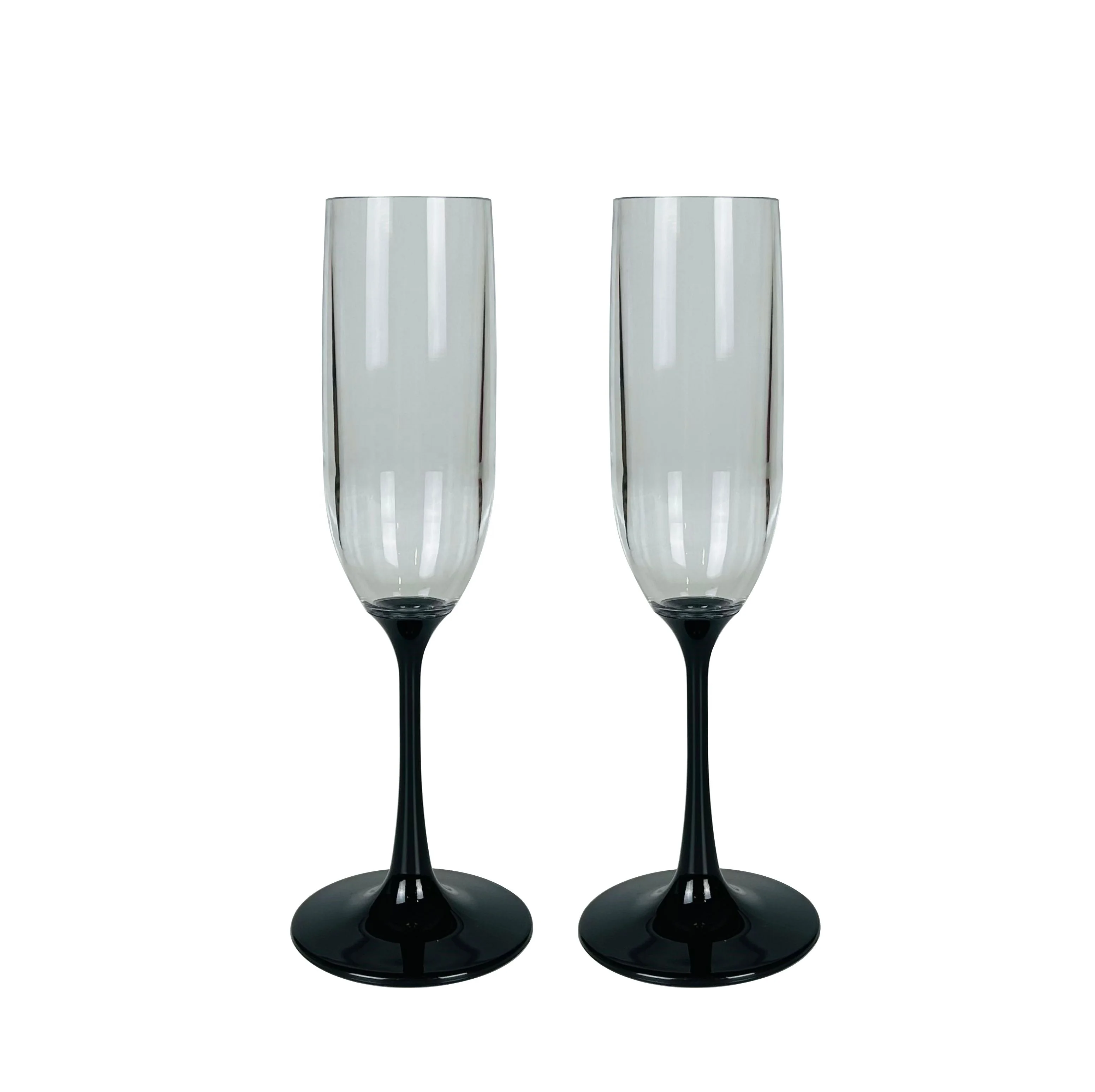 Acrylic Plastic Color Stem champagne Glasses