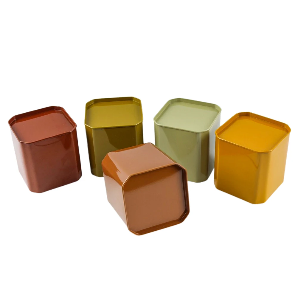 Factory Wholesale High Quality Tinplate Cans Custom Tin Box Tin Can For Tea Food Packaging Tin Cans