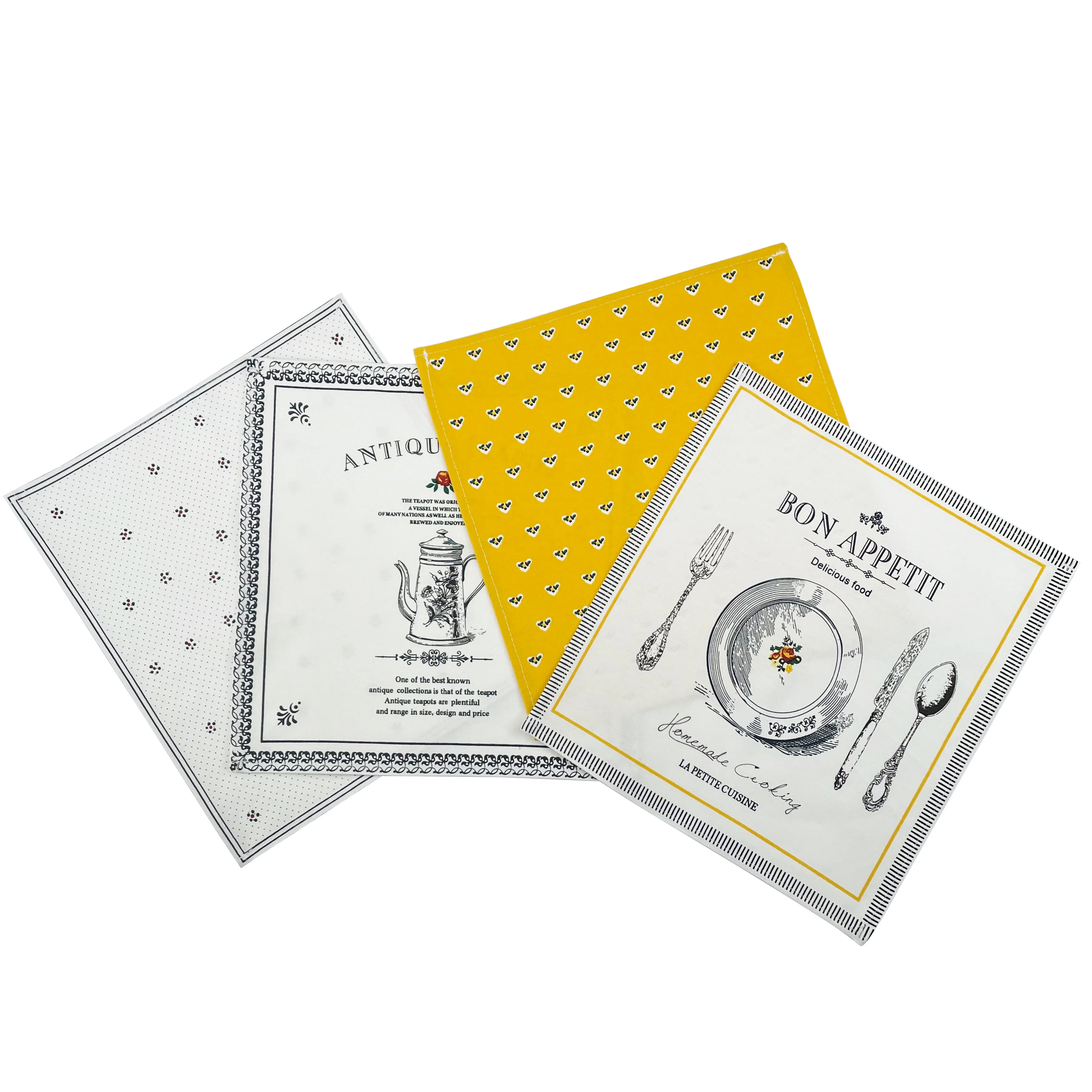 High Quality Everyday Printed Napkin Elegant Flora Napkin Set