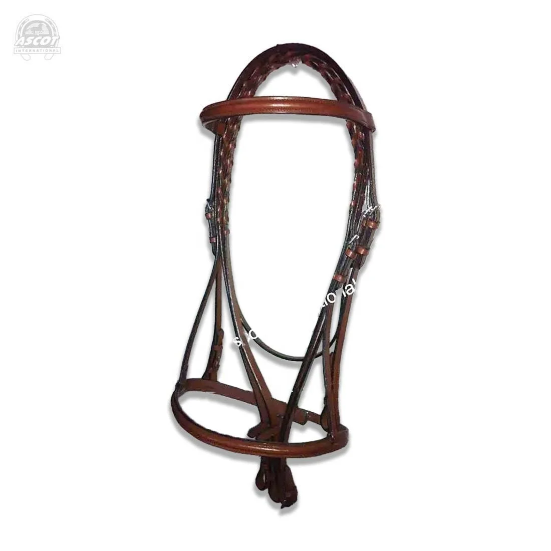 Top quality genuine Leather Horse Racing Bridle with matching reins premium fittings top Indian seller
