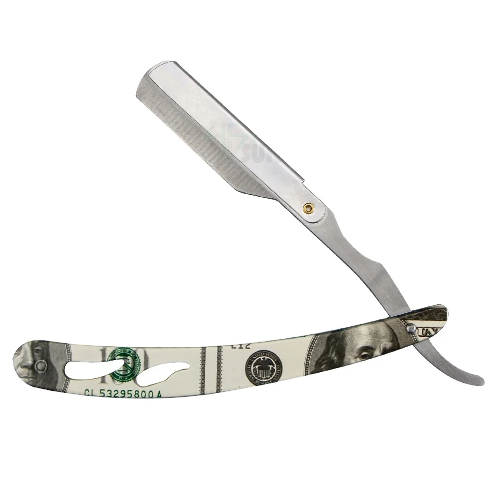 Straight Razors Single Beard Cutting Folding Knife Shaving Razor Barber Razor