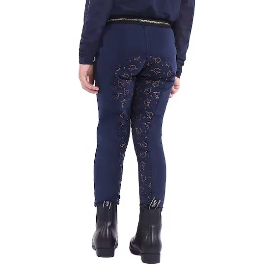 English Horse Racing Products from India Kids Equestrian Clothing Horse Riding Silicone grip Tights Leggings pull on