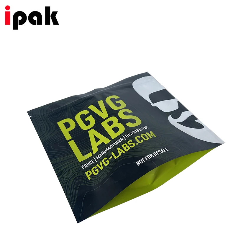 Matte Black Package Stand Up Pouch Aluminum Foil Packaging Zip Lock Bag Doypack Mylar Storage Food Bags