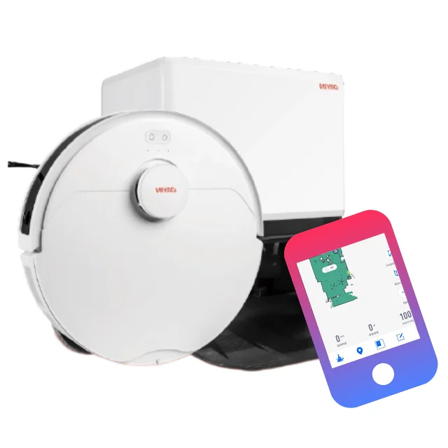 Hot Sell Intelligent mop lifting robot vacuum cleaner LDS sensor with app control