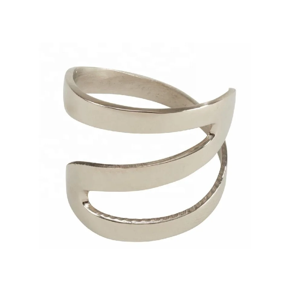 Buy Metal Wire Made Lapping Design Napkin Ring For Table Decoration Uses Napkin Holder Ring Low Prices For Sale Kitchen Decor