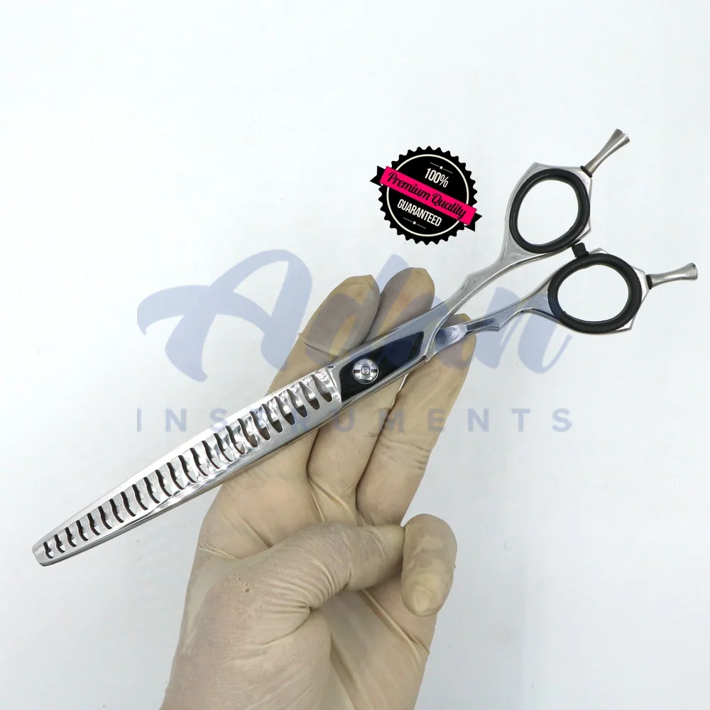 7 inch Customized Premium Quality Hairdresser Curved Thinning Scissors Japanese Stainless Steel