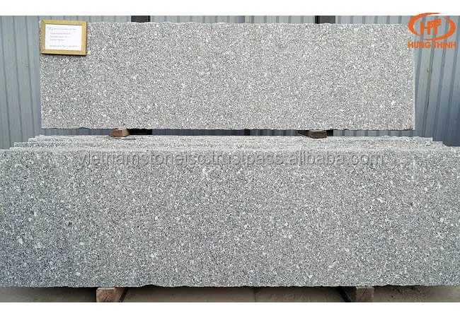 SL White Granite Stone granite stairs stone flamed surface best seller best price in Vietnam