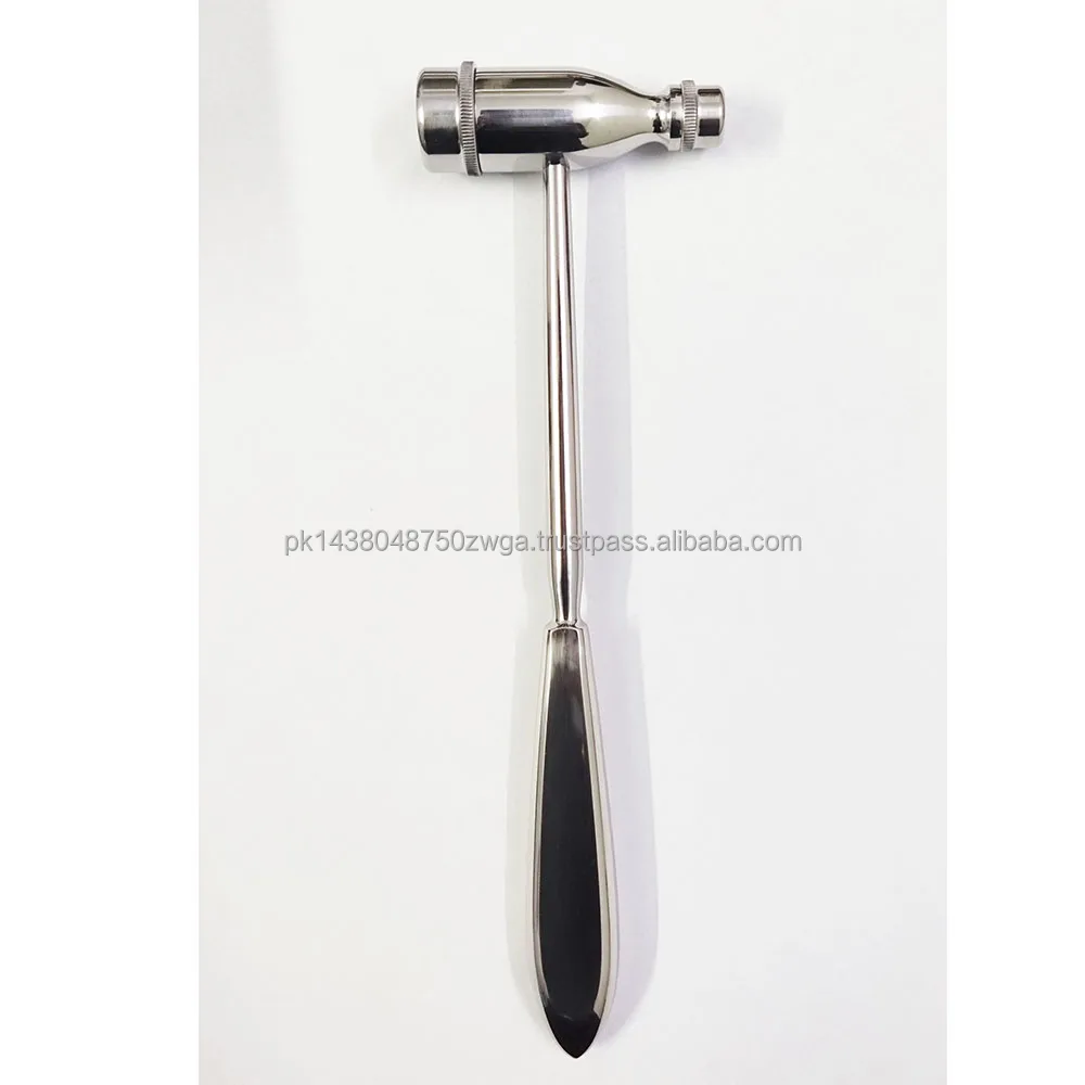 Diagnostic Hammers Stainless Steel Neurological Reflex Hammers Tromner Hammer for Neuro Surgery