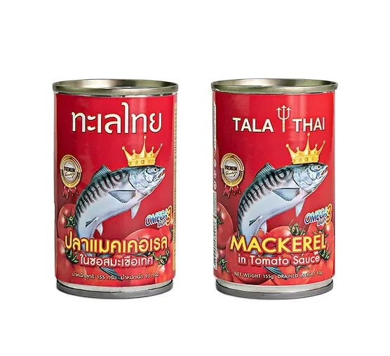 Скумбрия рыбные консервы экспортная Высококачественная консервная машина GMP HACCP еда и администрация тайский подтвержденный
