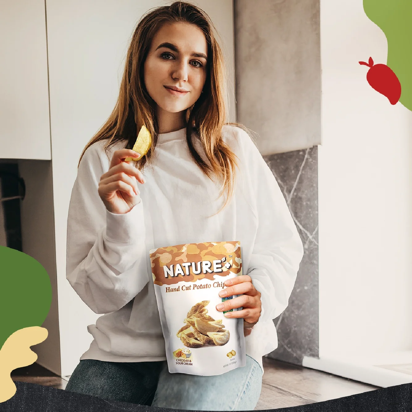 Dehydrated Potato Crisp Dried Veggie Chips Crispy Yogurt flavor Chips and Snacks Brand Snacks Dried Chips