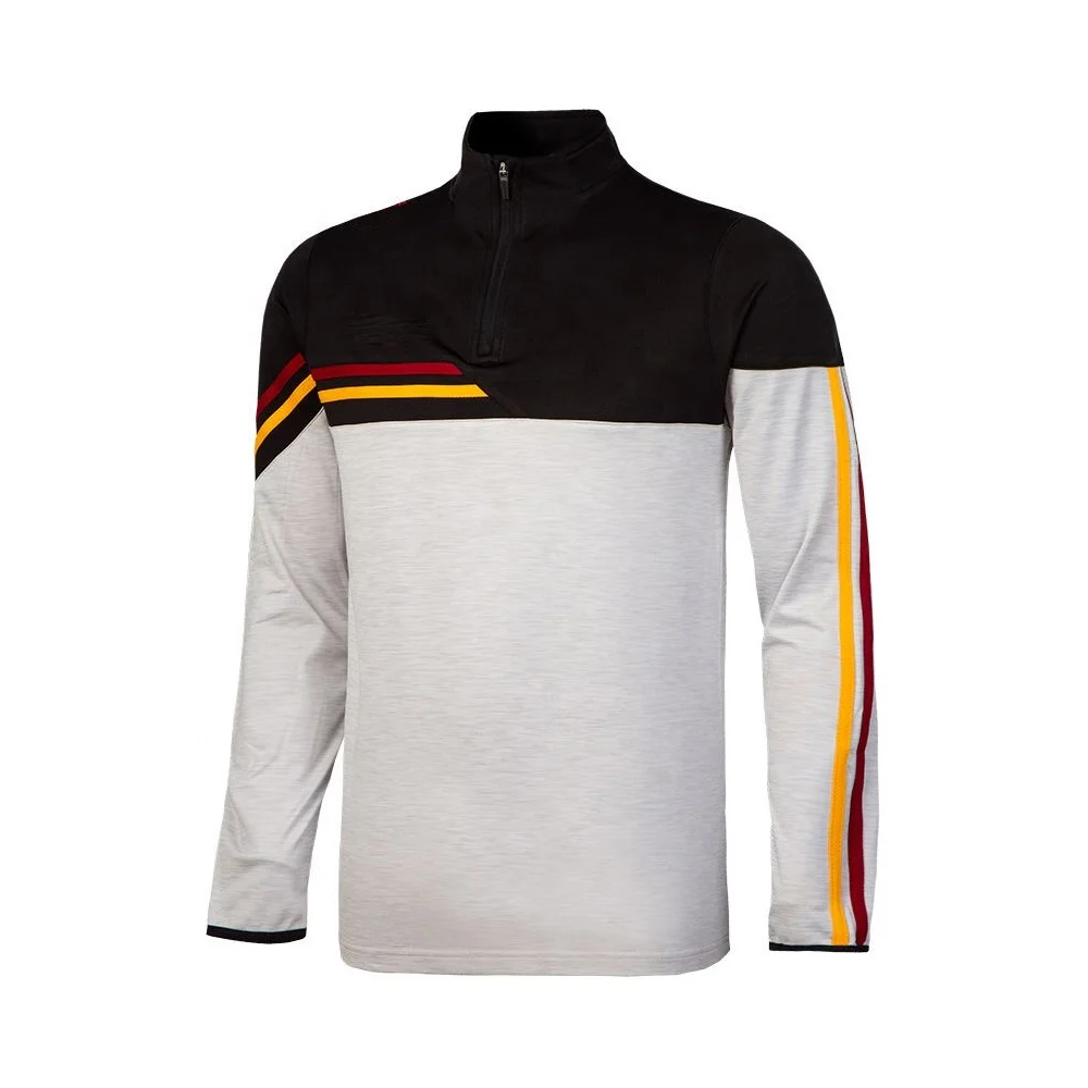 GAA Hurling Half Zip Top Uniform Sports Club Polyester Half Zip Top Jersey Ireland