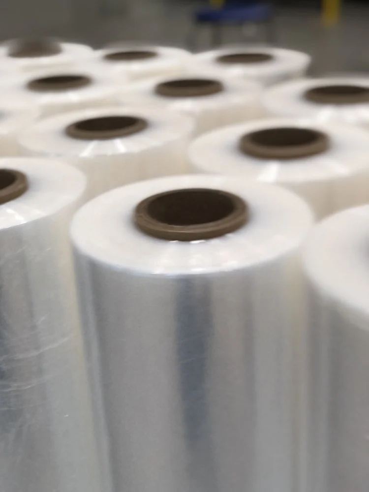 PE Plastic Film Shrink Wrap Self-Adhesive Packing Material Stretch Film Accessories for Plastic Blowing Film Machines
