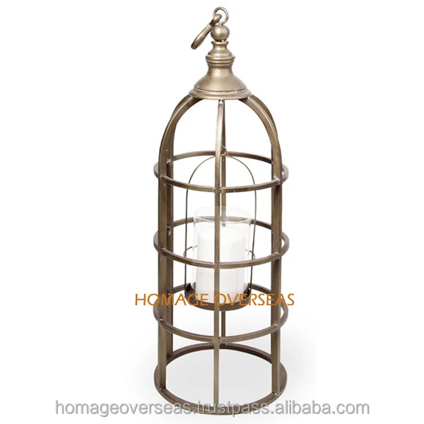 Aluminium Lantern Home and Festival Decoration Antique Silver candle lantern