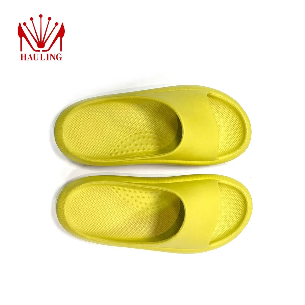 2022 light weight anti-slip Women Sandals Soft Thick Sole house slides pure color Indoor eva slipper and sandal