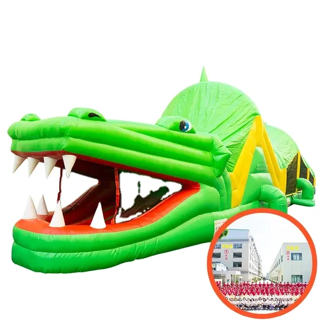 Гигантская надувная полоса препятствий для детей