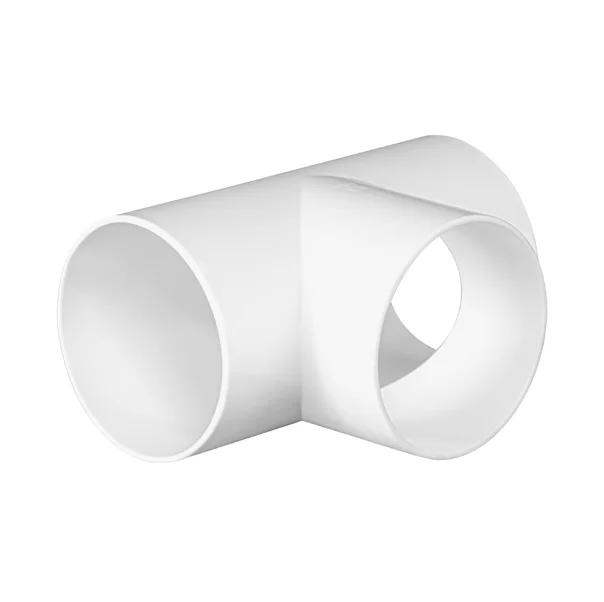 4 Inch Air Duct Connector Equal Three Way Pipe T Piece Duct Splitter