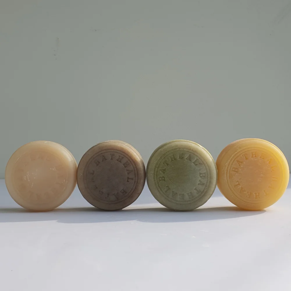 OEM Handmade Natural Soap Bar Heartleaf Herbal Solid Soap for Adults Korean Style