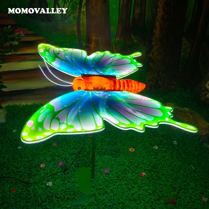 Momovalley lampara artificiales led apertura y cierre grandes para decoracion decorative hadas y mariposas christmas decorative