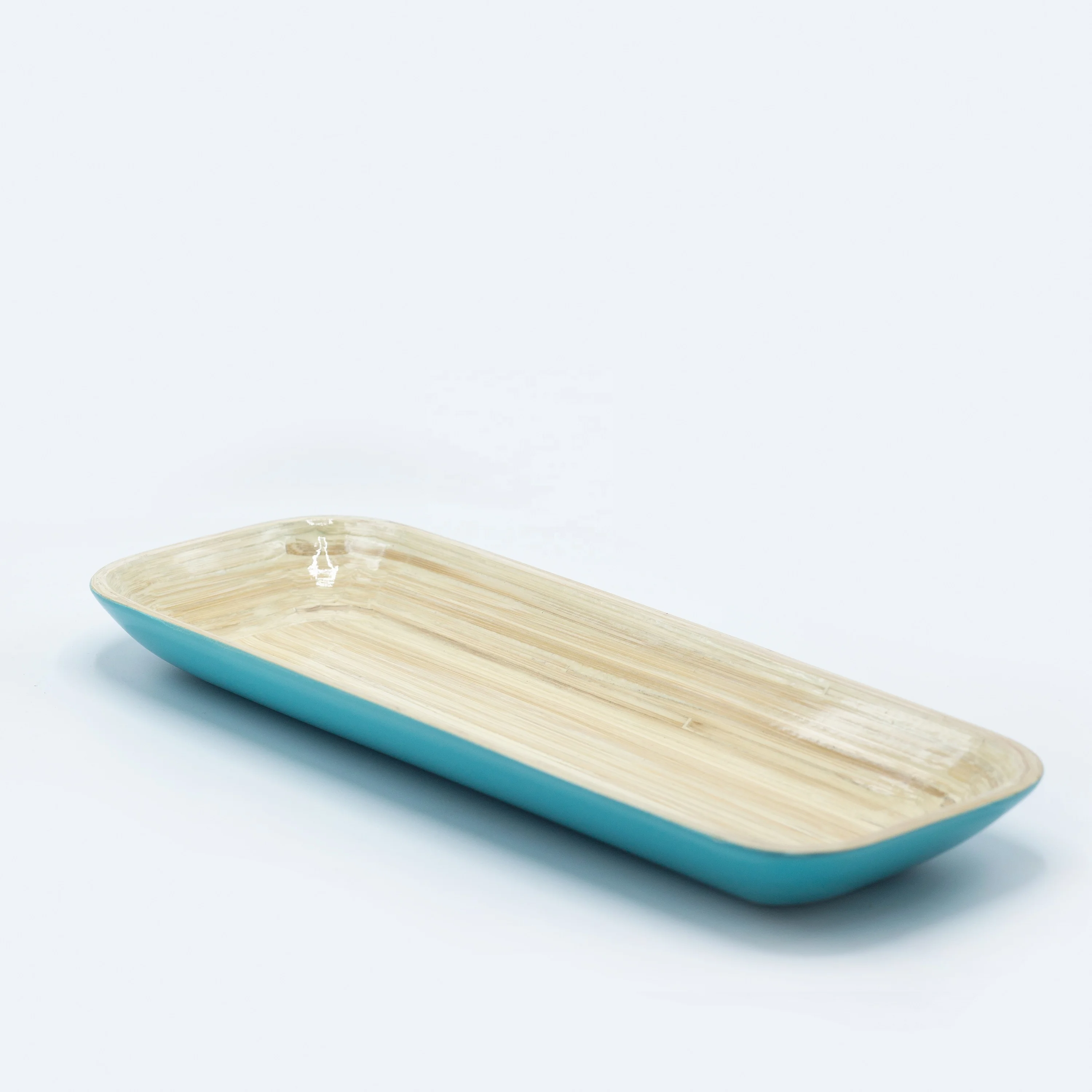 Bamboo tray new design spun bamboo tray 100% nature