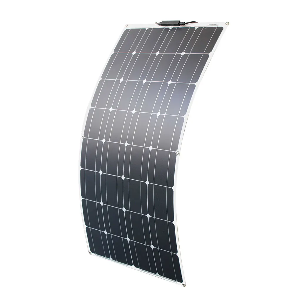Flexible Solar Panel 100W 200W 300w 370W 375W Monocrystalline Silicon Pv Panel Solar Panel For Sale Solar