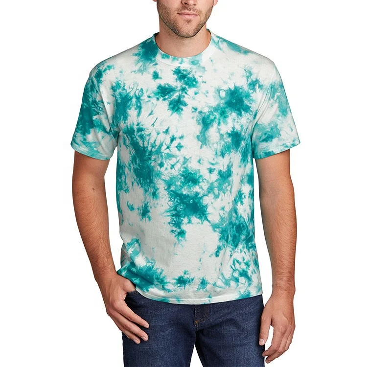 Wholesale Factory Color tone Youth Adult Tie Dye cotton top quality breathable sublimation T-Shirt with OEM service