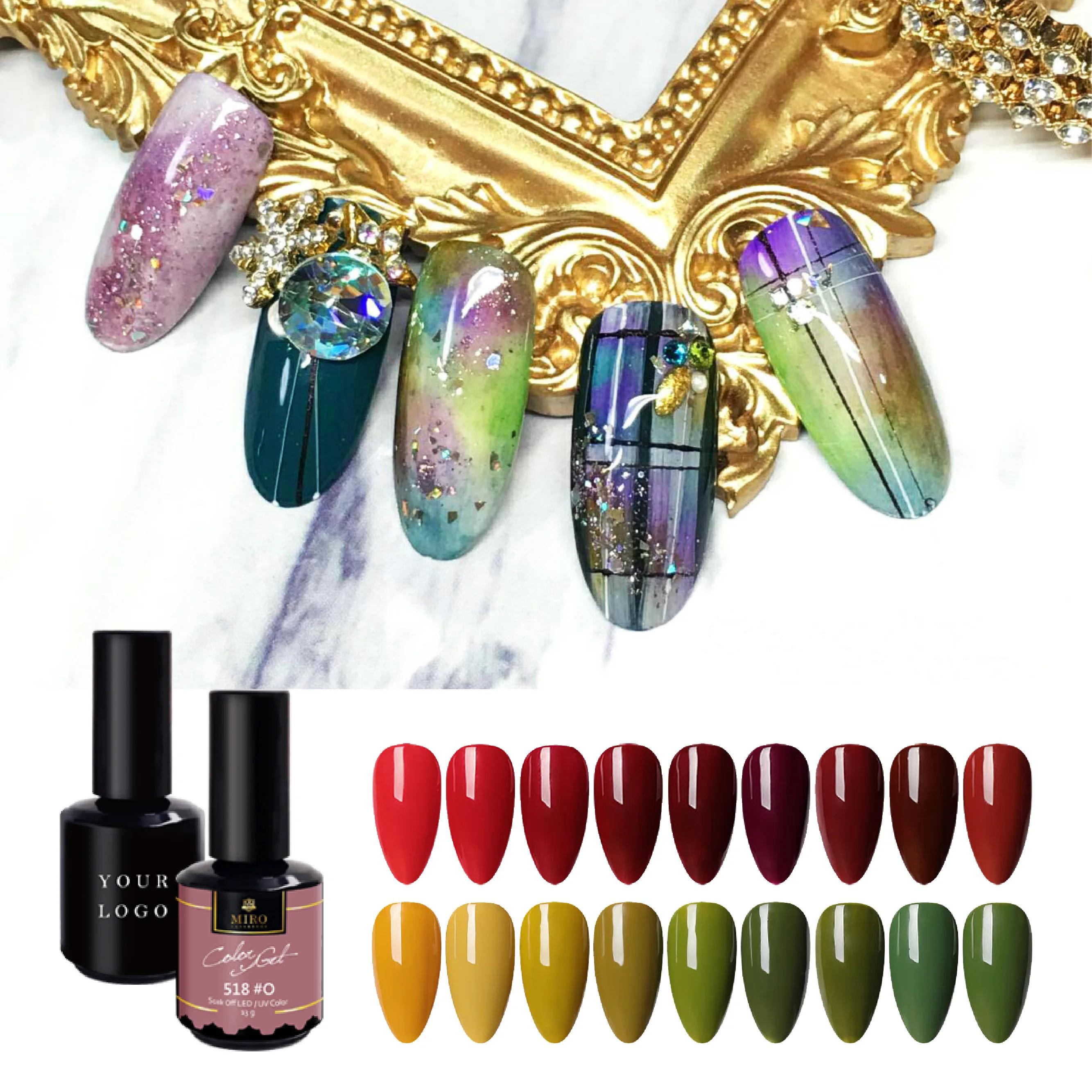 OEM Wholesale private label led nail gel polish