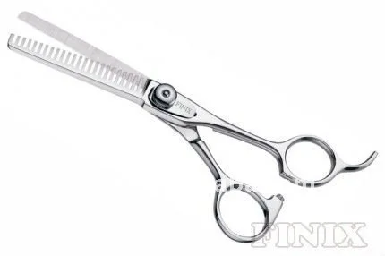 Ergonomic Hair Cutting Scissors Quality Crystal Screw Best Straight Stainless Steel Sharp Beauty Stainless Steel Finger Rings