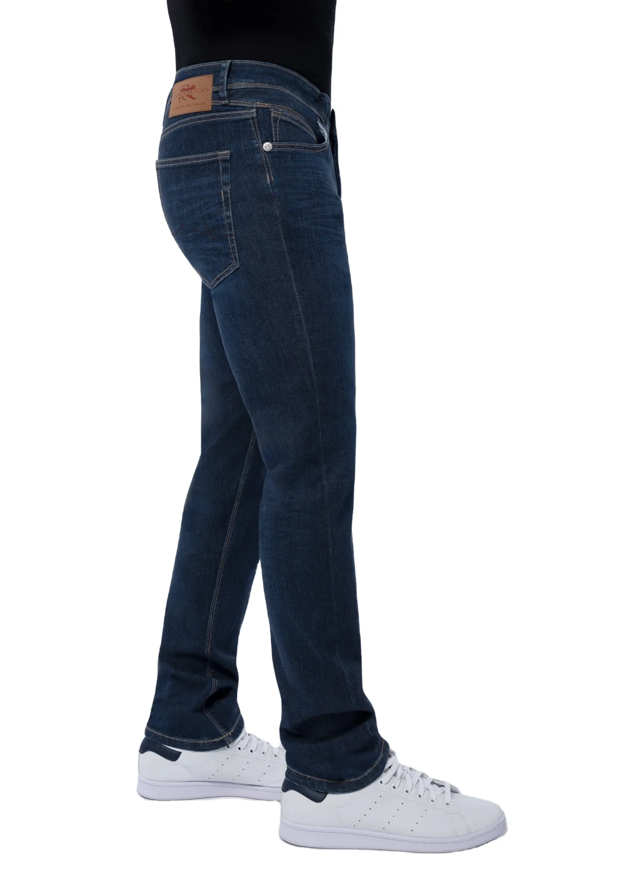 High Quality Men Denim Jeans Super Skinny Fit Distressed Slim Fit Classical Pants Custom Men Denim Jeans