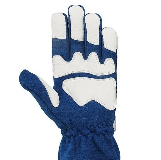 Custom All Weather Breathable Fireproof SFI 3.3/5 Nomex Auto Car Sports F1 Car Racing Gloves For Adult