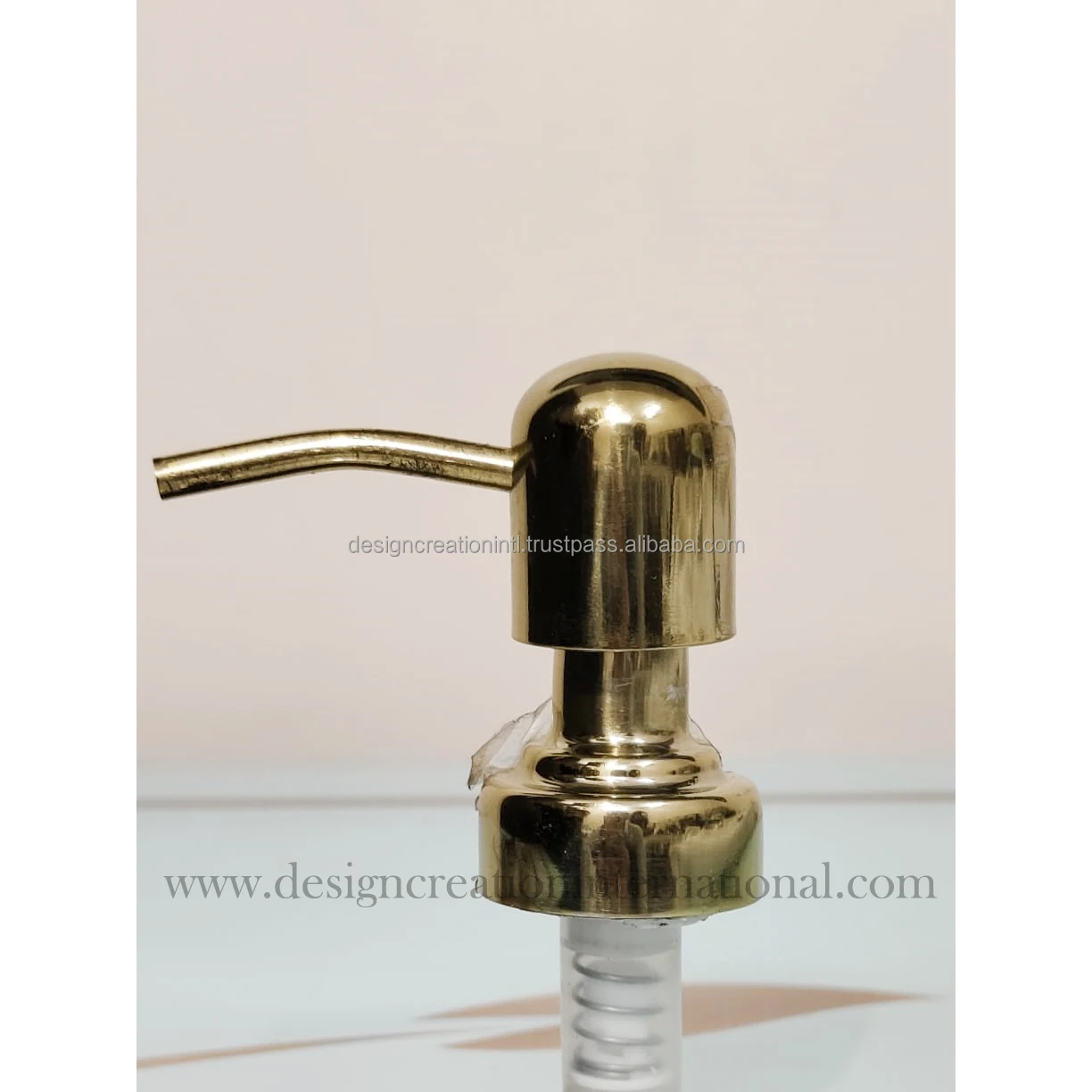 Shinny Mirror Polished Wholesale Emulsion Stainless Steel Pump Head Bottle Emulsion Pump Dispenser Dispenser Pump Lotion Bottle