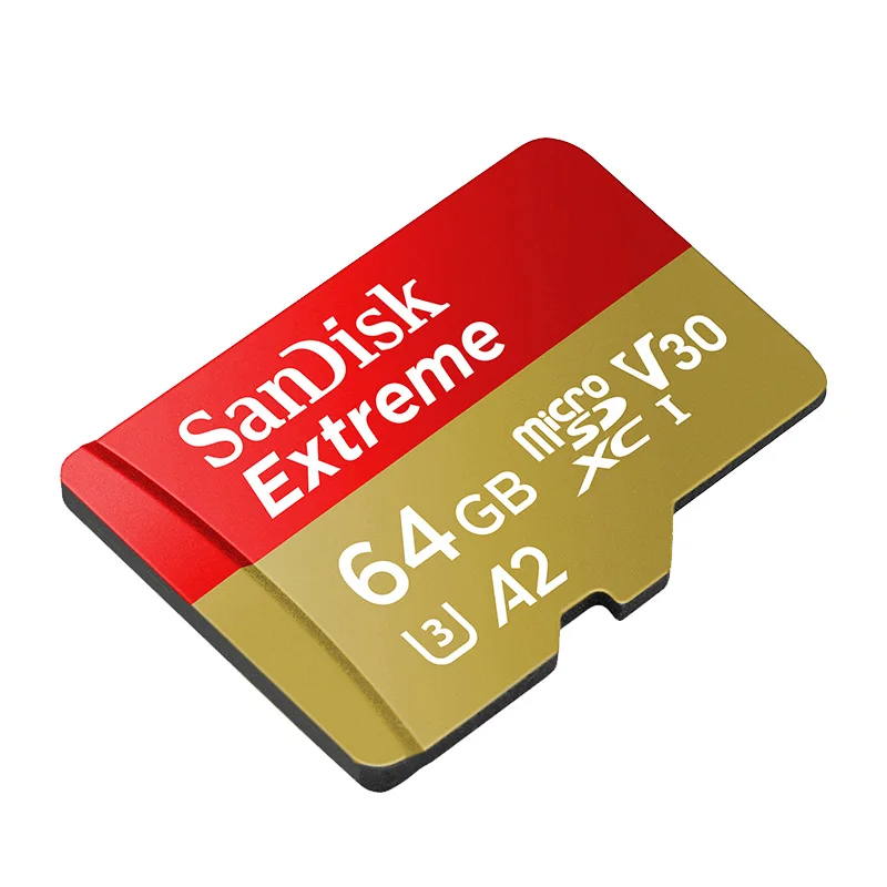 Оригинальная карта памяти San Disk A2 Extreme 256gb 128GB U3 64GB Micro memory sd до 190 mb/s V30 для sandisk flash TF card 4K HD