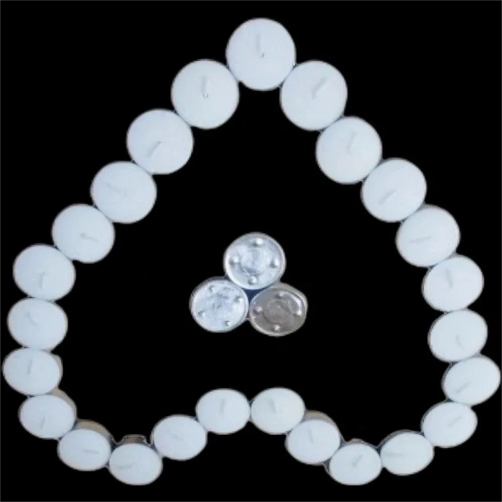 Cheap price Floating wax white tea light candle on wholesale premium quality candle