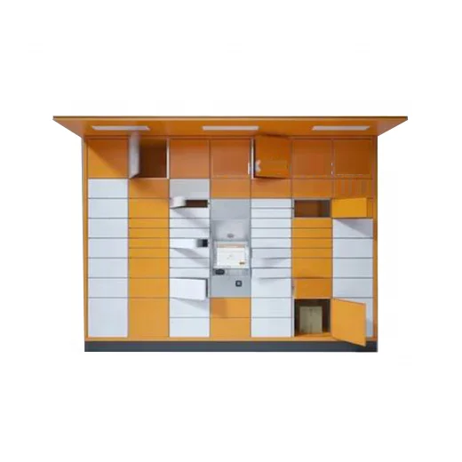 Home delivery  amazon hub  cost-friendly keypad DHL service  quadient parcel lockers made ready to ship with interaction system