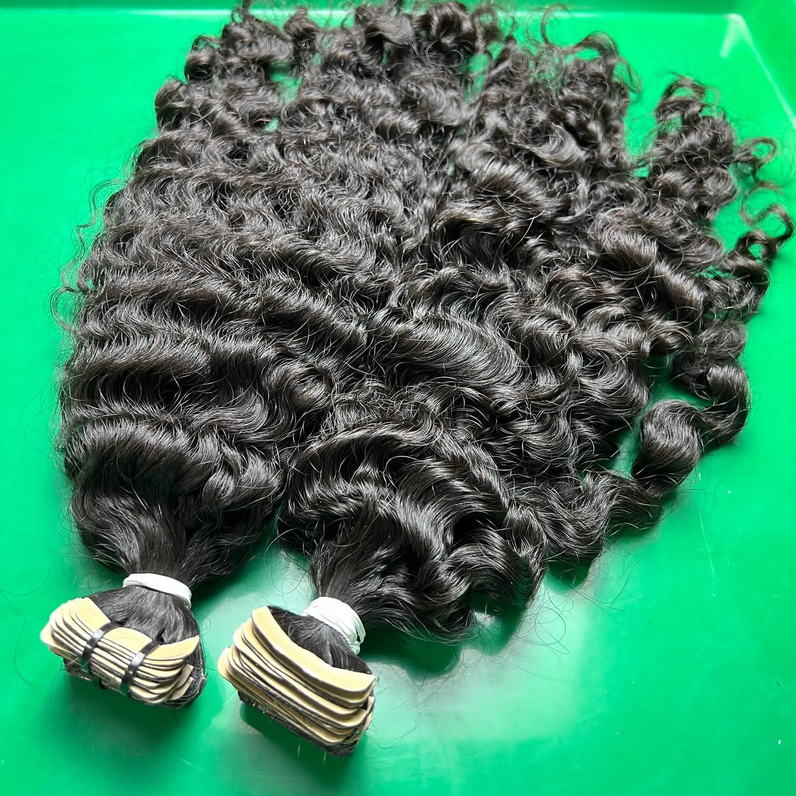 Best Selling Wholesale Price Burmese Curly Bundles/ I-Tip/ Tape In Hot Selling Style Natural Black Color 1B Weft Hair Extensions