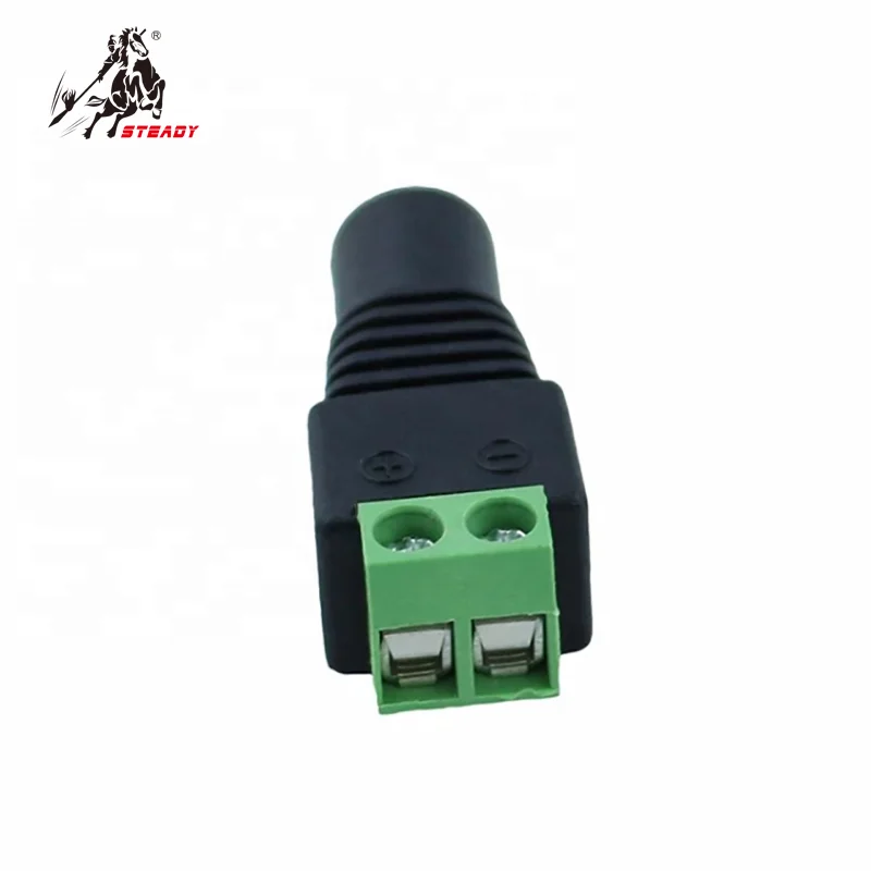 Connector 25mm*55mm Female AC DC Power Jack Adapter BNC Connector Female BNC Power Connector CCTV Accessories