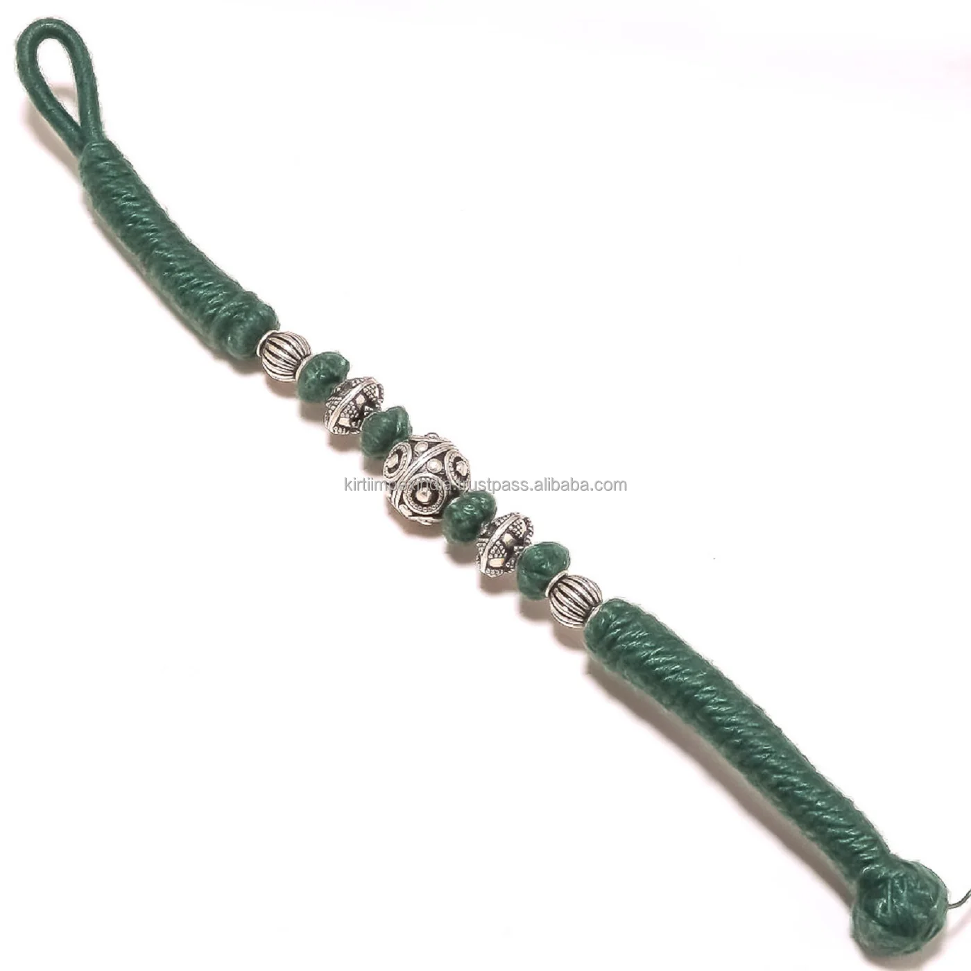 Женский браслет из серебра 925 пробы, с бусинами